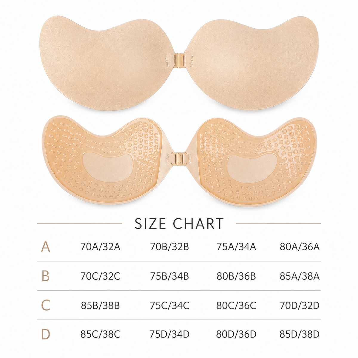 Seamless Invisible Lift Bra