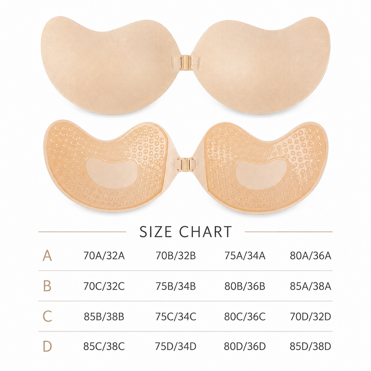 Seamless Invisible Lift Bra